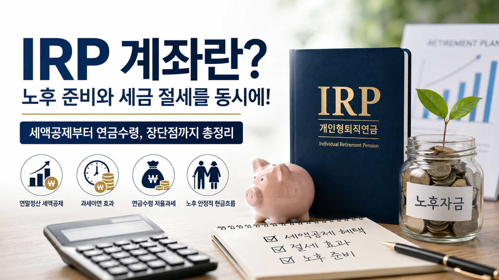 IRP 계좌란? 2026년 세액공제부터 노후 준비·장단점까지 총정리